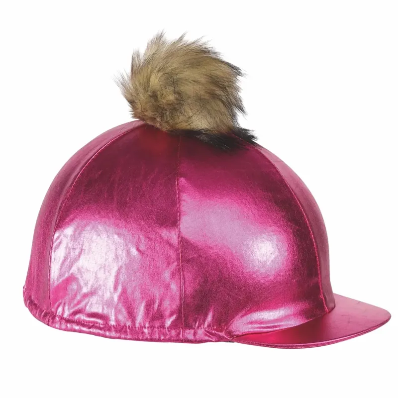 Shires Metallic Hat Cover - Pink