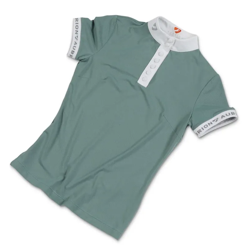 Aubrion Chester Show Shirt Young Rider - Sage