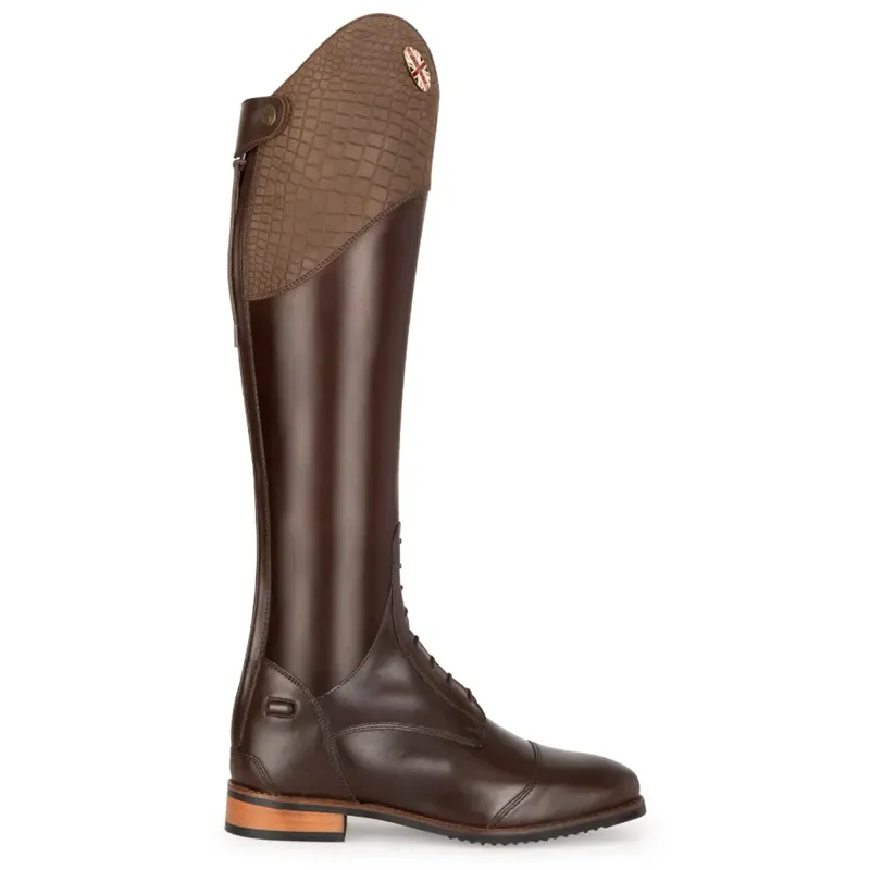 Moretta Gabriella Riding Boots - Slim/Reg Calf - Brown