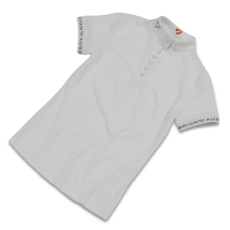 Aubrion Chester Show Shirt Young Rider - White