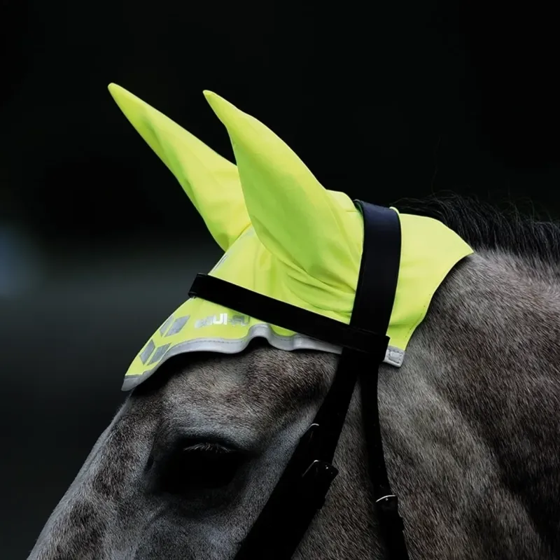 Shires EQUI-FLECTOR Fly Veil - Yellow