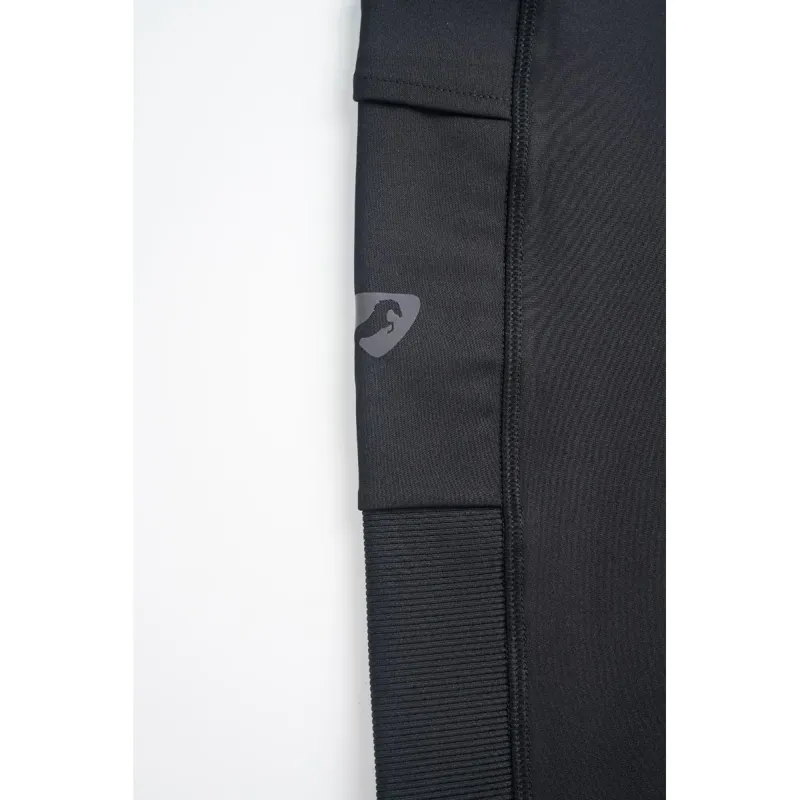 Aubrion Manor Textured Riding Tights - Black-1