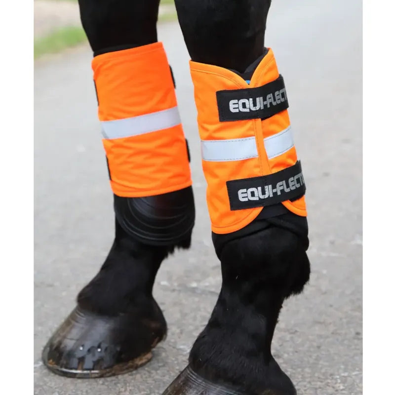 Shires EQUI-FLECTOR Wraps - Orange