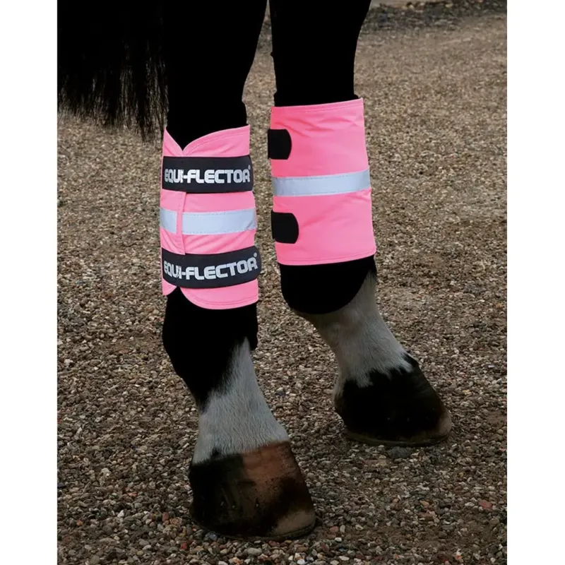 Shires EQUI-FLECTOR Wraps - Pink 