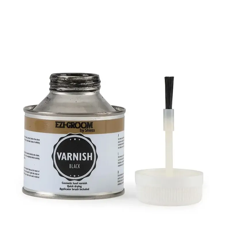 EZI-GROOM Hoof Varnish - Black-1