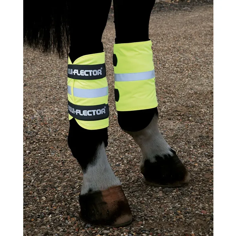 Shires EQUI-FLECTOR Wraps - Yellow