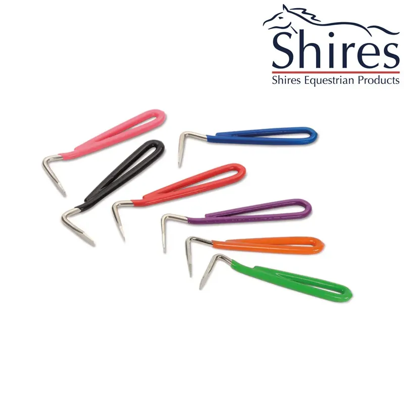 Shires Ezi-Groom Pear Shaped Hoof Pick 