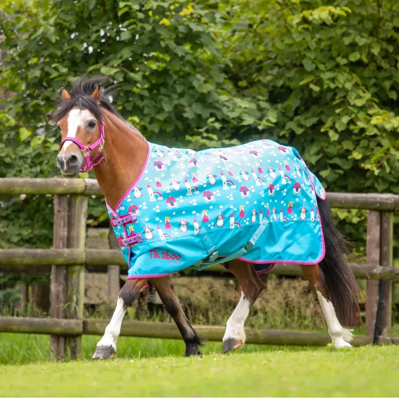 Shires Tikaboo 100 Turnout Rug - Princess Unicorn