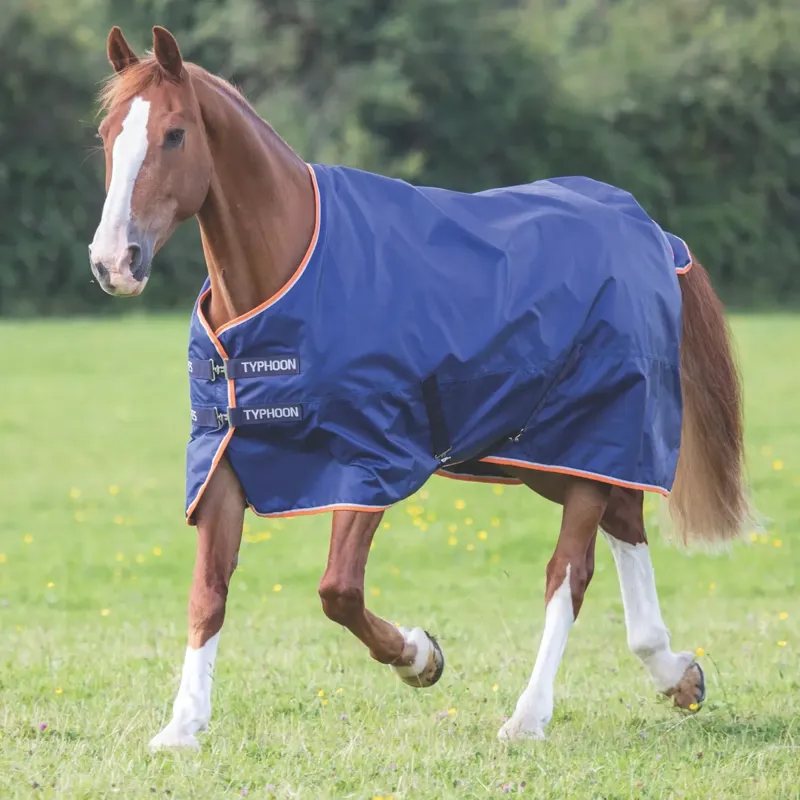 Shires Typhoon 100 Turnout Rug - Navy