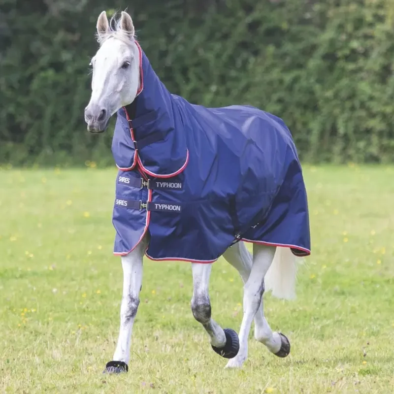 Shires Typhoon 100 Combo Turnout Rug - Navy