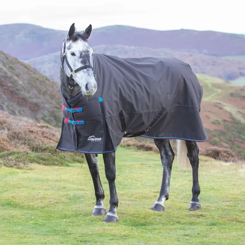Shires Highlander Original 200 Turnout Rug - Black
