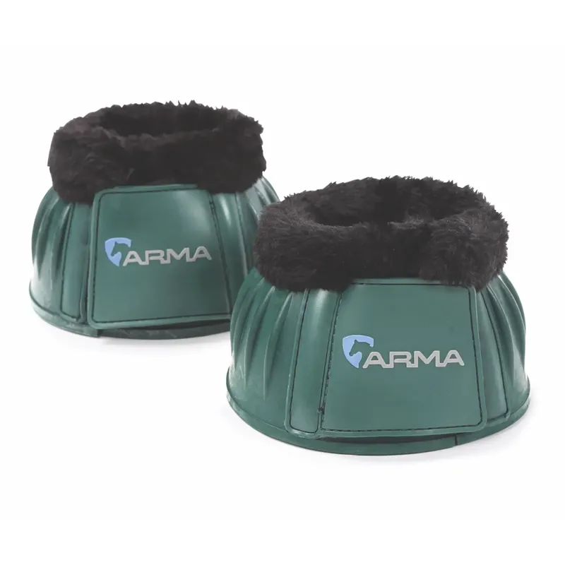 Shires ARMA Fleece Over Reach Boots - Green