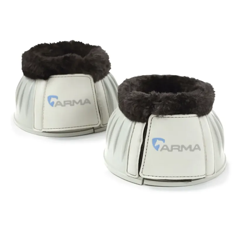 Shires ARMA Fleece Over Reach Boots - Grey