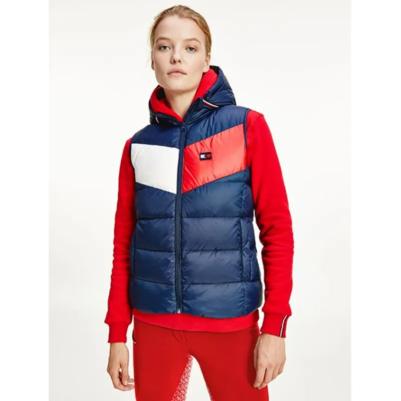 Tommy Hilfiger Women's Hooded Gilet - Desert Sky-1