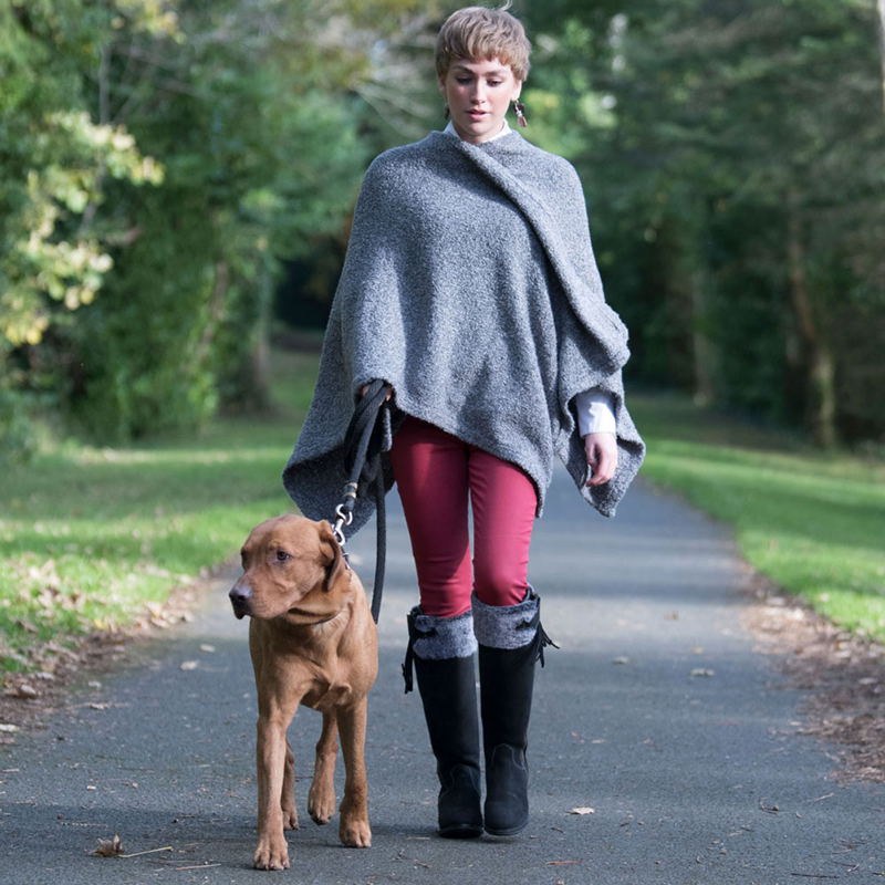 Tredstep Ireland Shannon Winter Fur H20 Country Boots Slim Calf - Black-4