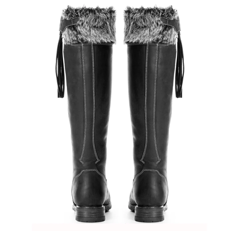 Tredstep Ireland Shannon Winter Fur H20 Country Boots Wide Calf - Black-2