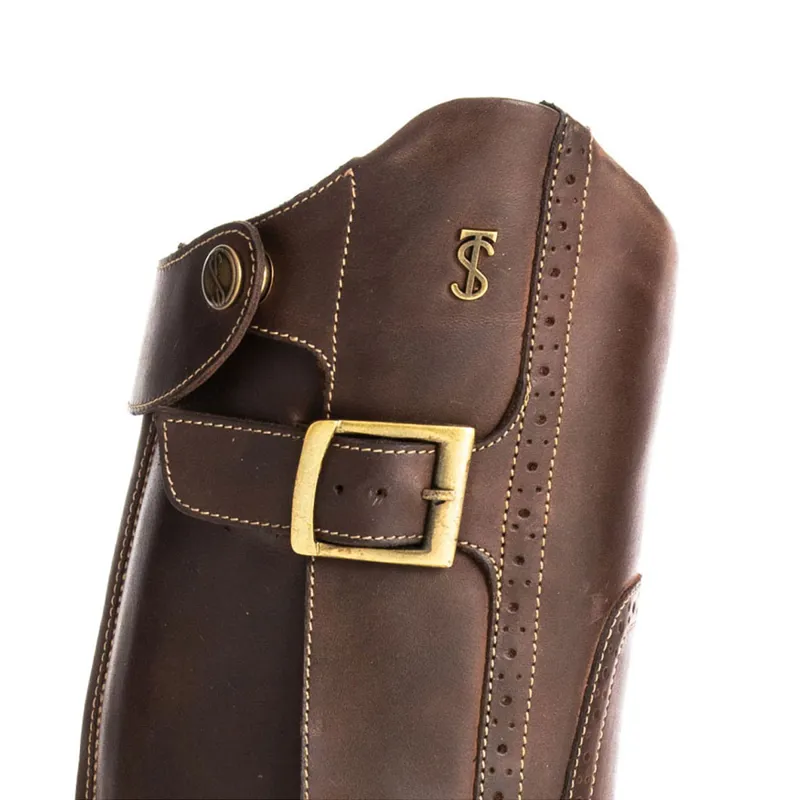 Tredstep Ireland Parkland 2 Fitted Side Buckle Tall Country Boots Standard Calf - Mahogany-3