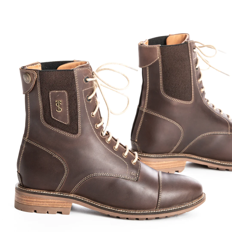 Tredstep Ireland Spirit II Front Lace Country Boots - Mahogany-1