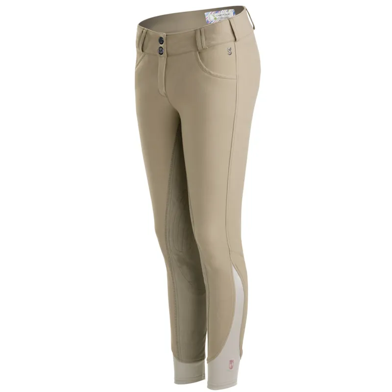 Tredstep Symphony Rosa II Front Zip Full Seat Breeches - Tan