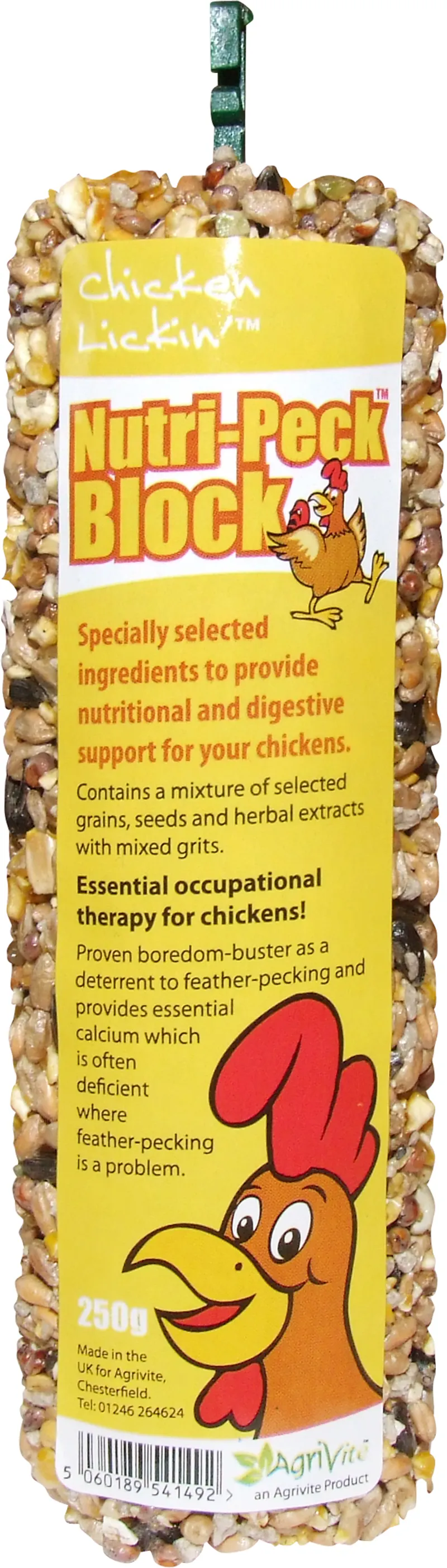 Agrivite Chicken Lickin' Nutri-Peck Block - 250 gm