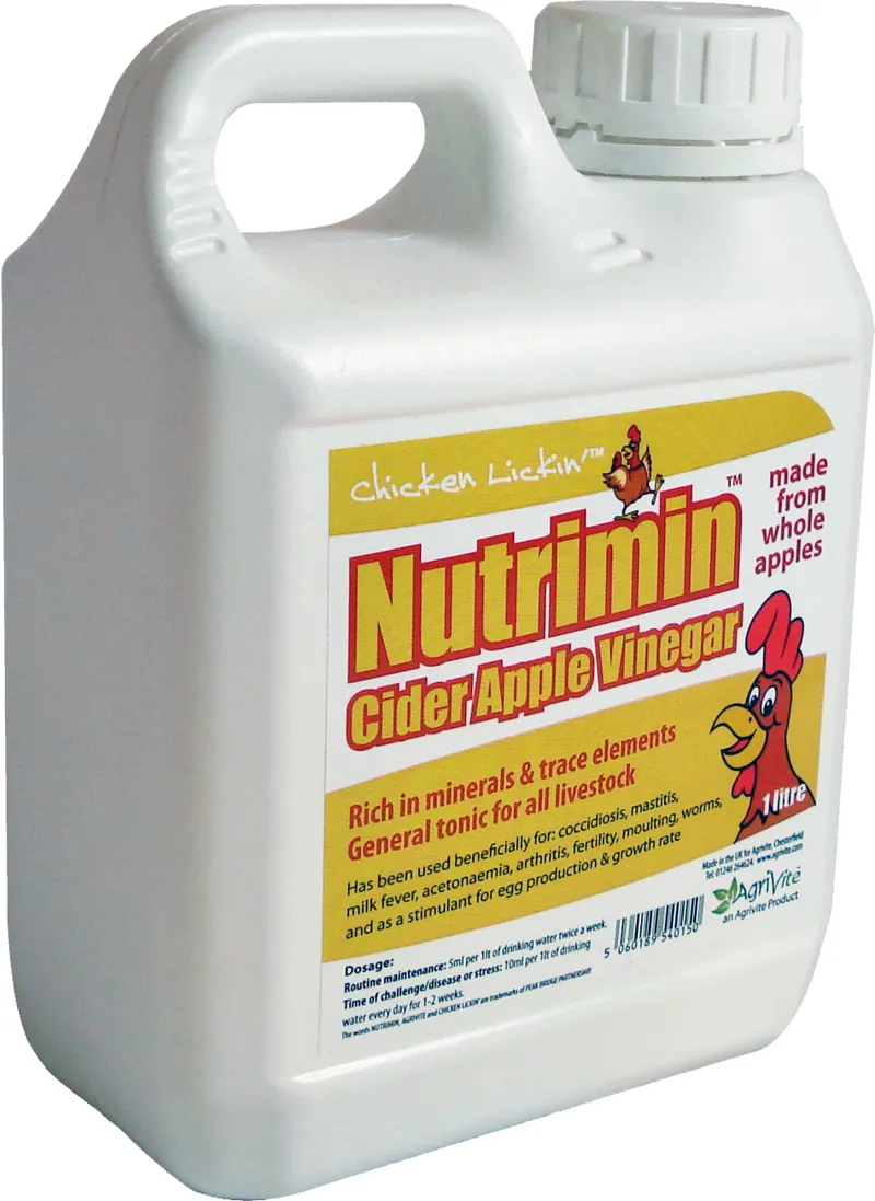 Agrivite Chicken Lickin' Nutrimin Cider Vinegar - 1 lt