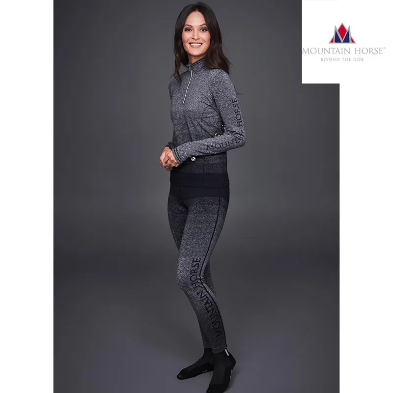 Mountain Horse Tindra Leggings - Black Melange-3