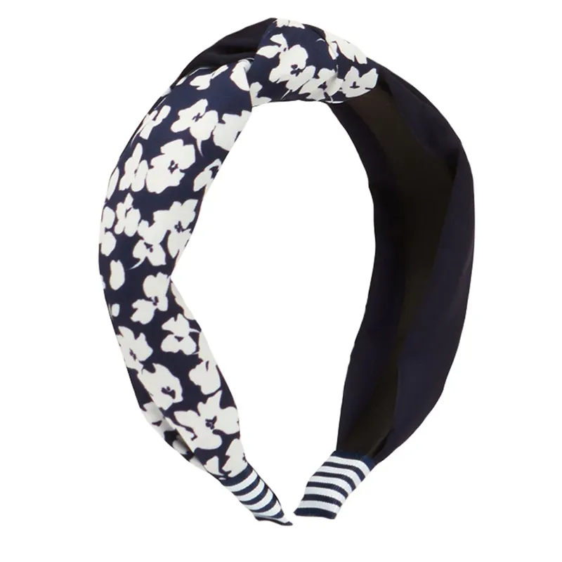 Joules Ladies Lovett Headband - Navy Floral