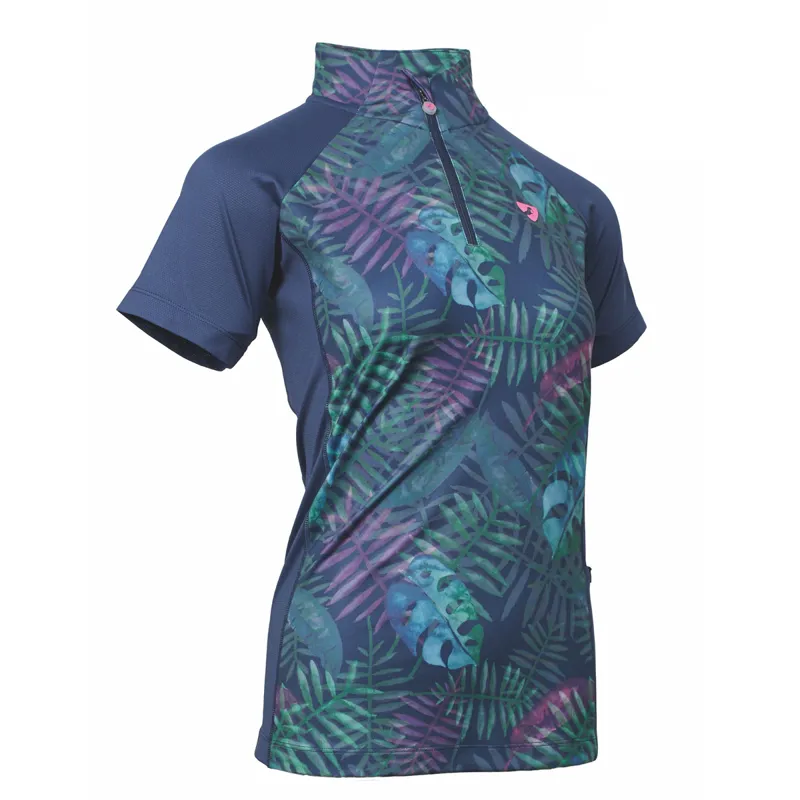 Aubrion Maids Highgate Short Sleeve Base Layer - Tropical
