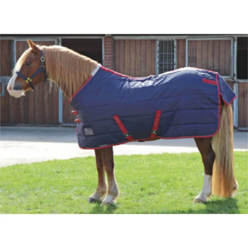Shires Pony Warma Stable Rug 200g - Navy/Red