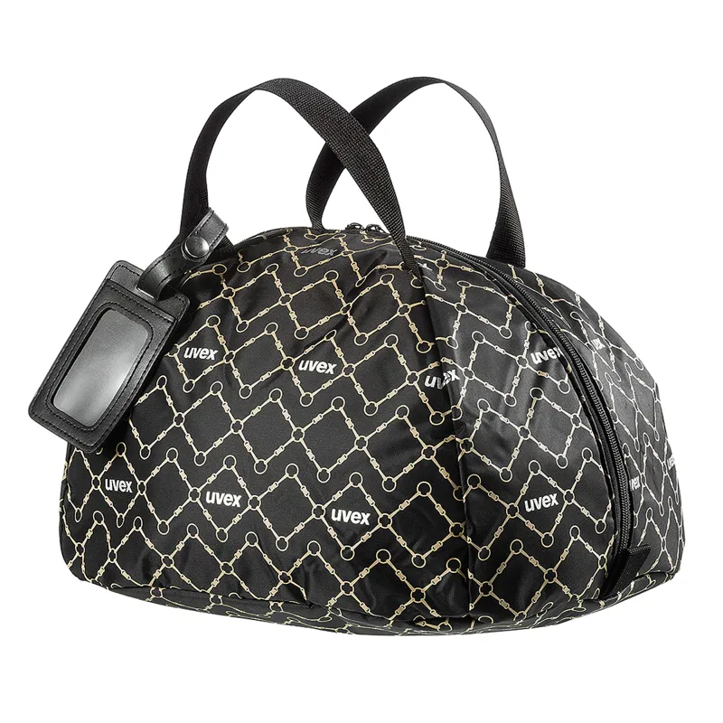 Uvex Riding Hat Bag - Black/Brown