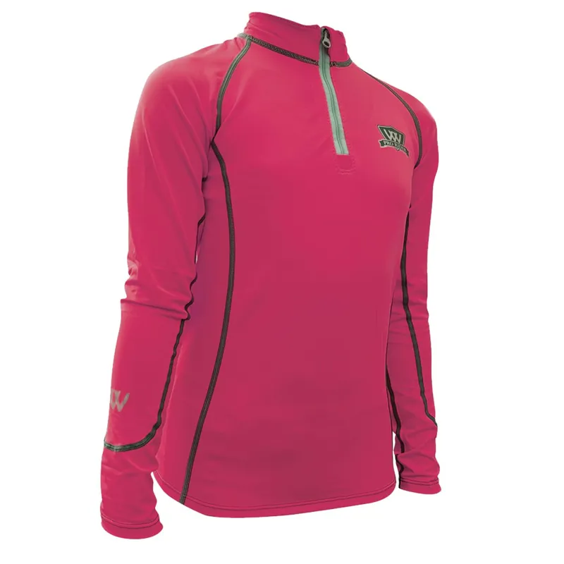 Woof Wear Young Rider Pro Performance Shirt - Berry