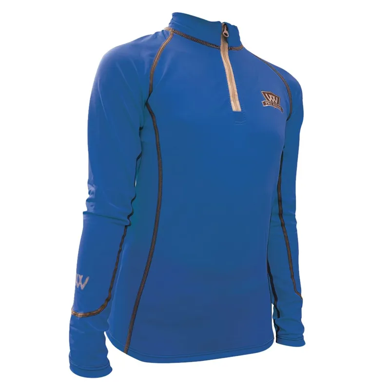 Woof Wear Young Rider Pro Performance Shirt - Electric Blue