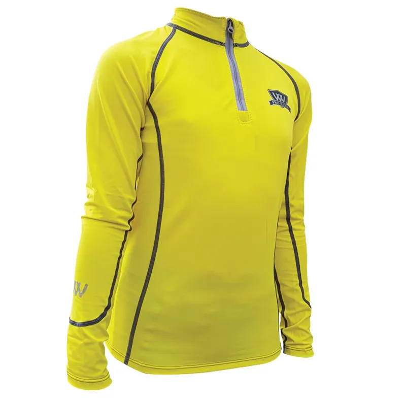 Woof Wear Young Rider Pro Performance Shirt - Yellow