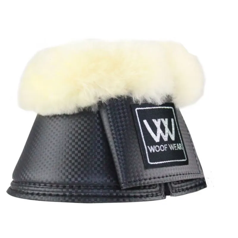 Woof Wear Faux Sheepskin Over Reach Boots - Black