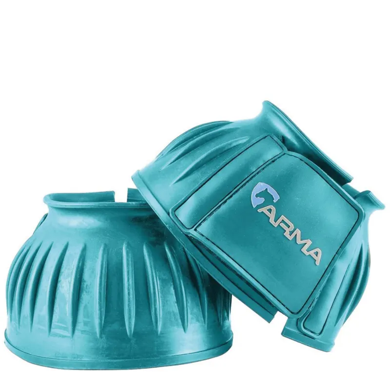 Shires Arma Touch and Close Over Reach Boots - Teal 