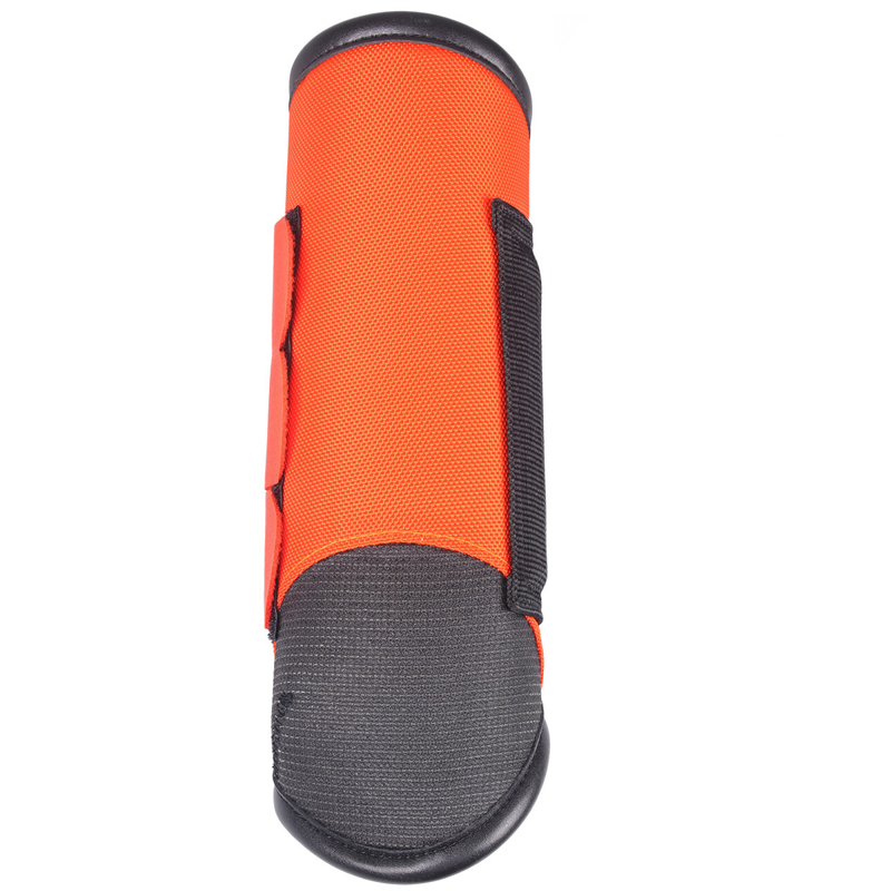 QHP Eventing boots hind leg technical - Orange-1