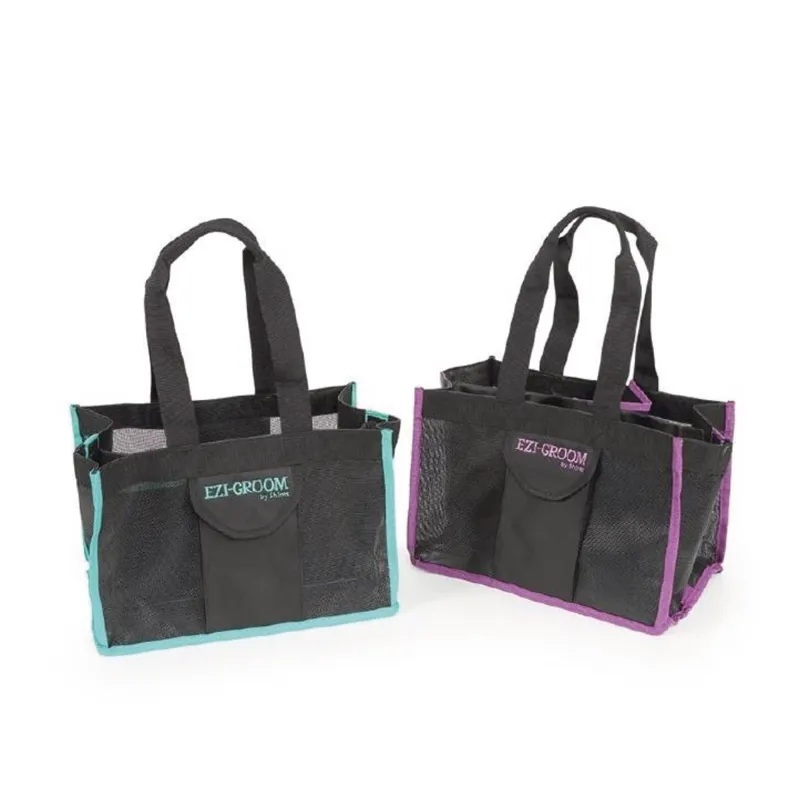 Shires EZI-GROOM Spick and Span Grooming Kit Bag - Sea Green 