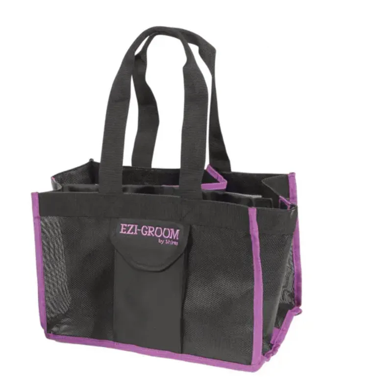 Shires EZI-GROOM Spick and Span Grooming Kit Bag - Purple 