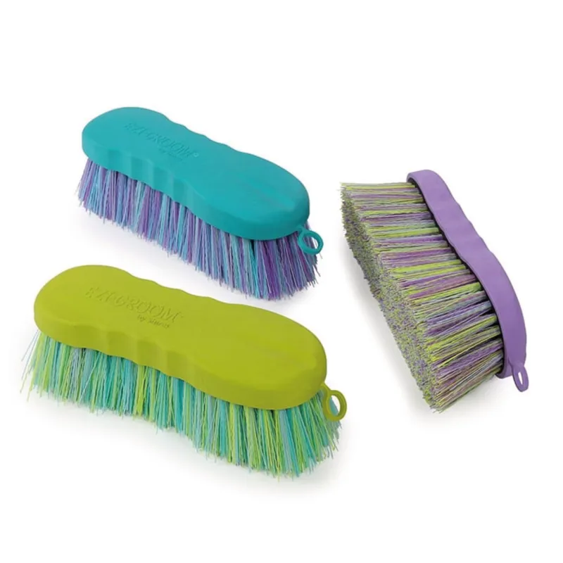 Shires EZI-GROOM Contour Dandy Brush - Lime 