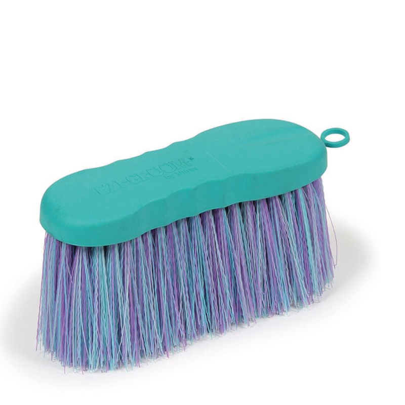 Shires EZI-GROOM Contour Long Bristle Dandy Brush - Blue