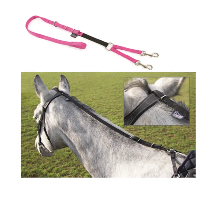 Shires Daisy Reins - Pink