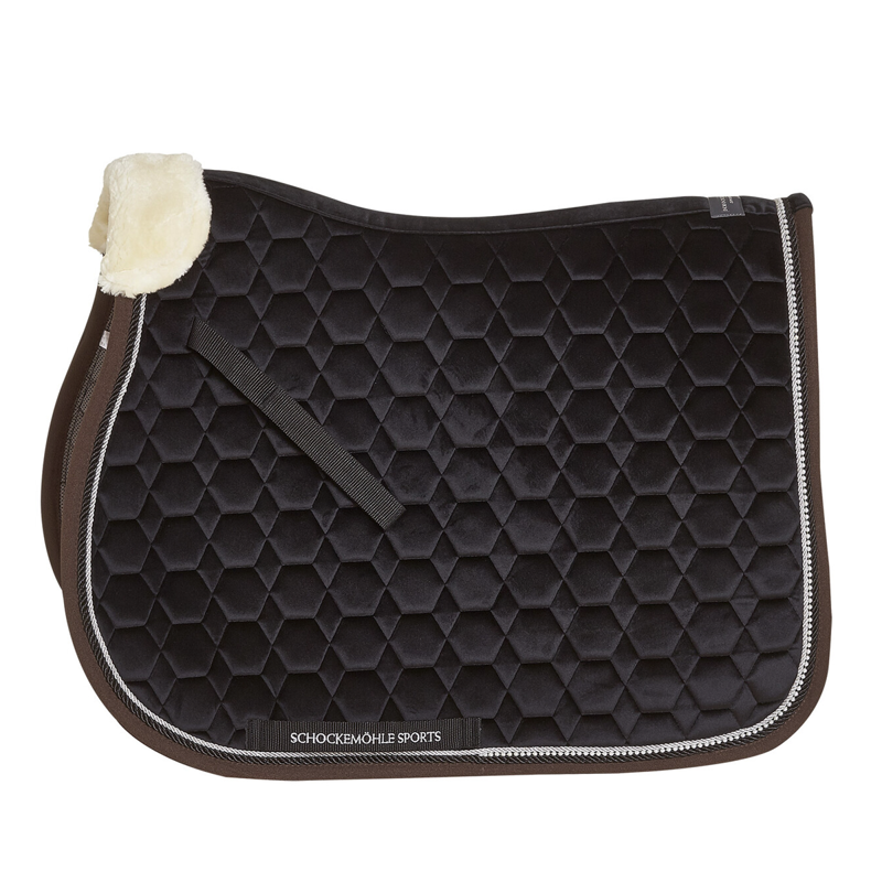 Schockemohle New Magic Jumping Style Saddle Pad - Graphite - Full