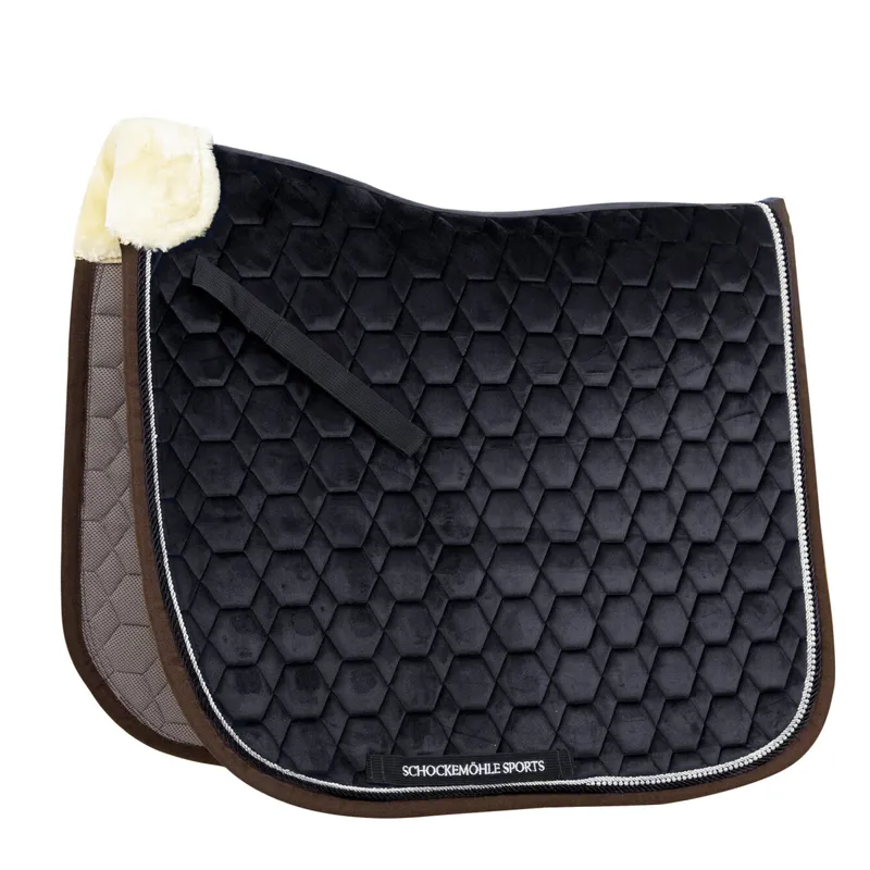 Schockemohle New Magic Dressage Style Saddle Pad - Graphite - Full
