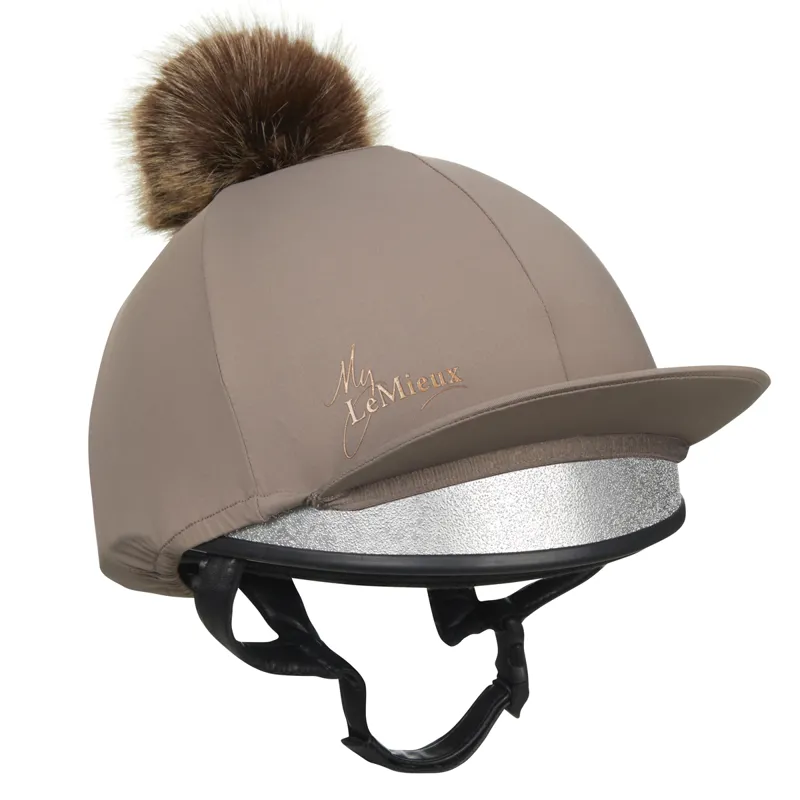 LeMieux Pom Pom Hat Silk - Truffle