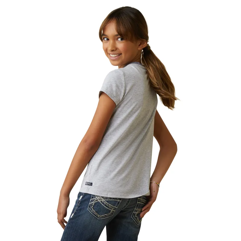 Ariat Youth Harmony T-Shirt - Heather Grey-1