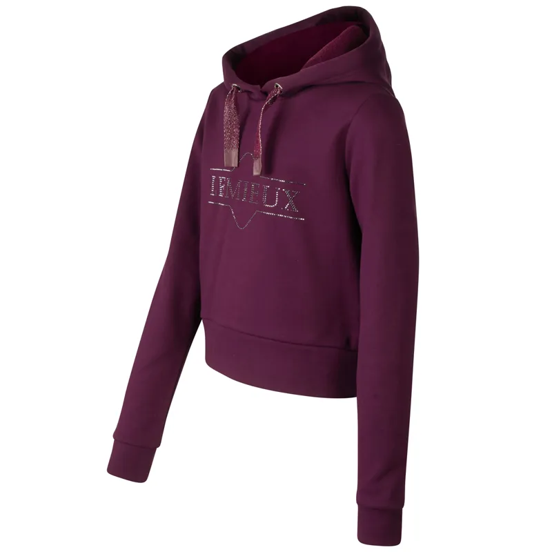 LeMieux Young Rider Cropped Hoodie - Grape-1