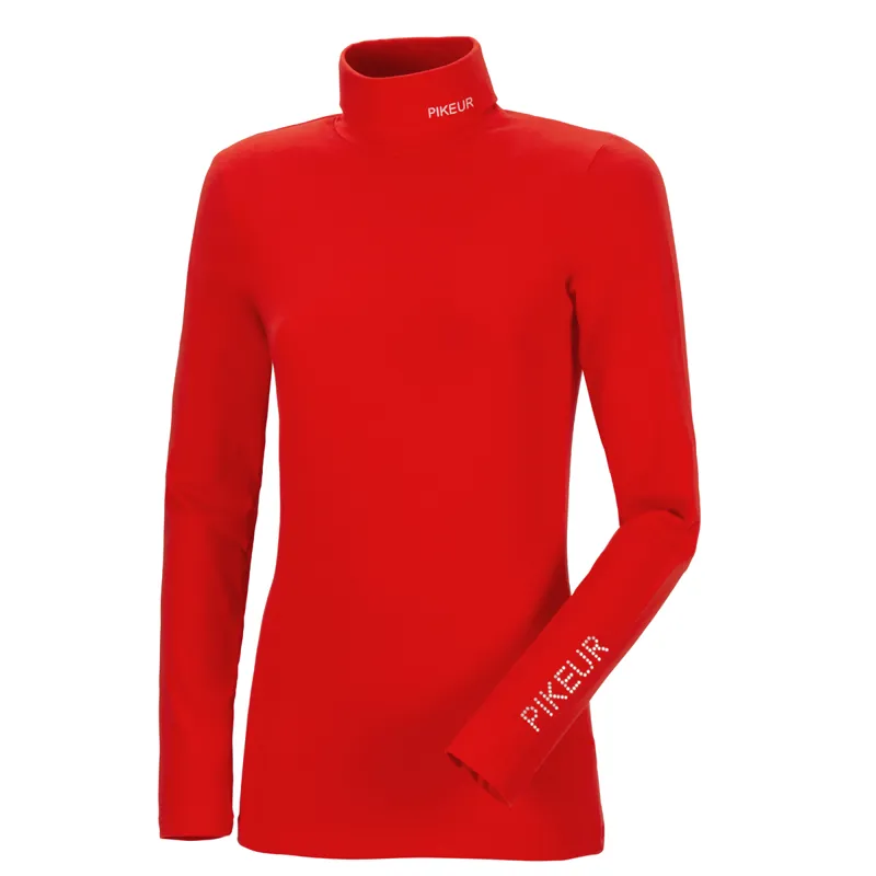 Pikeur Sina Roll Neck Top - Scarlet
