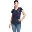 Ariat Women's Vertical Logo T-Shirt - Navy