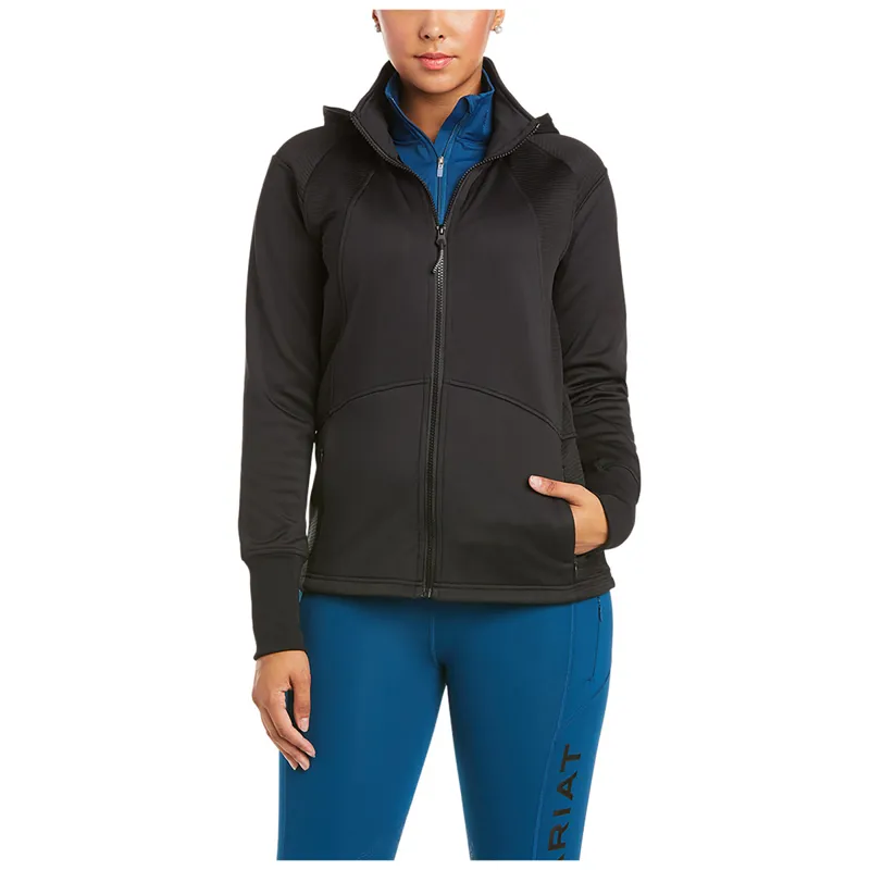 Ariat Women's Wilde Full Zip Sweatshirt - Black