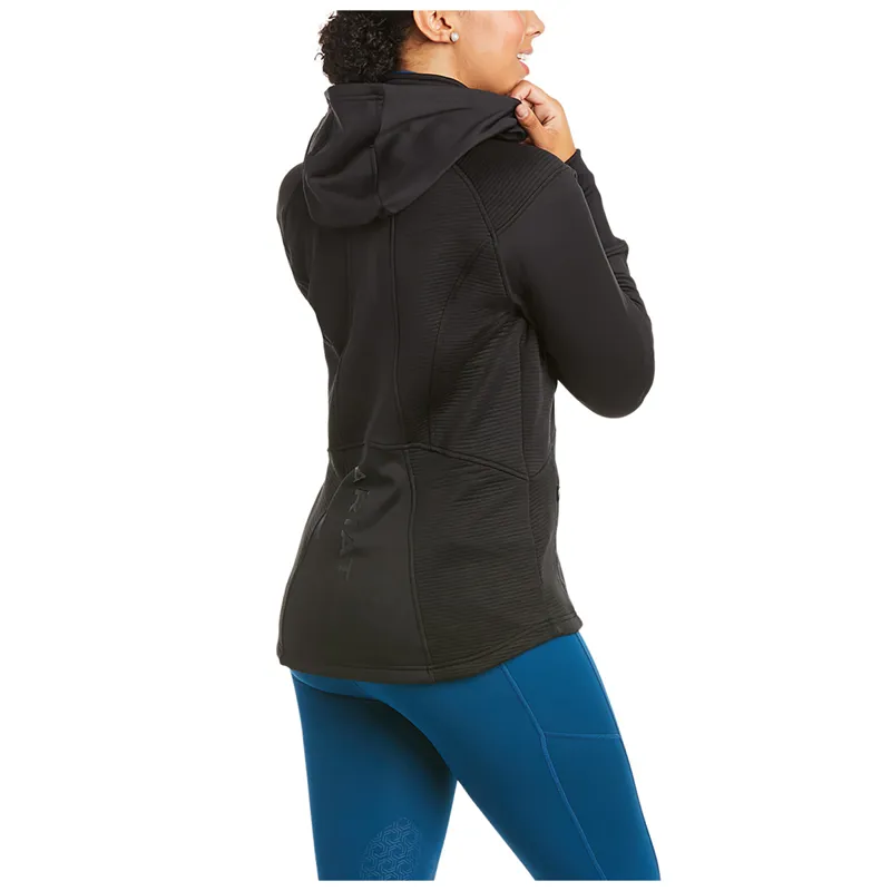 Ariat Women's Wilde Full Zip Sweatshirt - Black-1